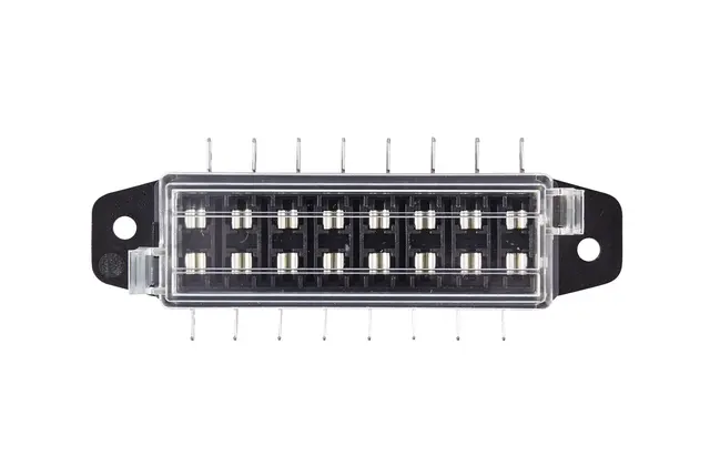 Sikringsholder  for 8 Flatsikringer Hella 