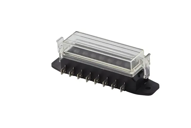 Sikringsholder  for 8 Flatsikringer Hella 