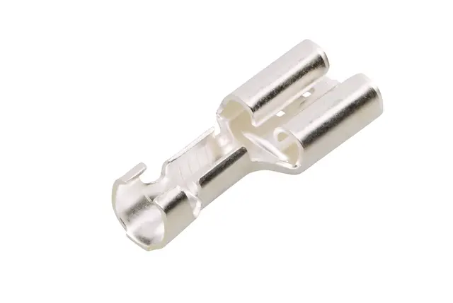 Kabelsko hylse 6,3x0,8mm. Forsølvet Hella 