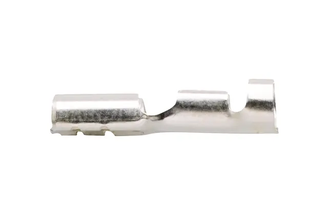 Kabelsko hylse 6,3x0,8mm. Forsølvet Hella 