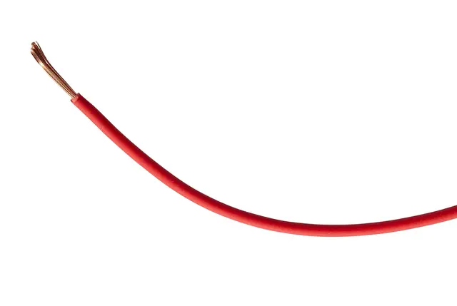 Kabel 1-leder Rød 1.5mm² Hella (50M pris pr. meter) 