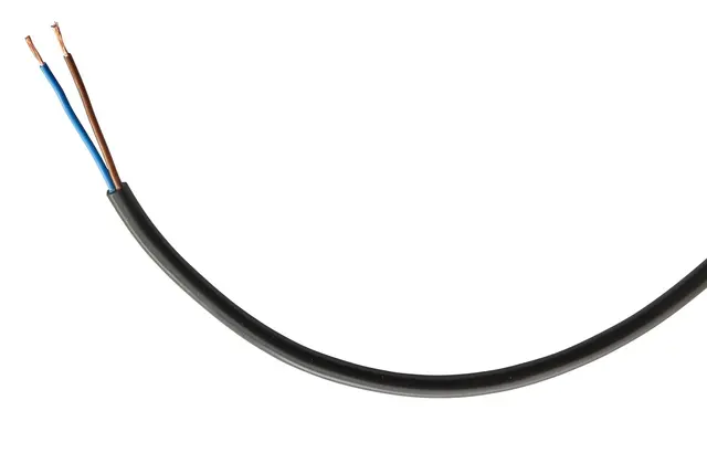 Kabel FLYY 2x0,75qmm Sort Hella Blå / brun 