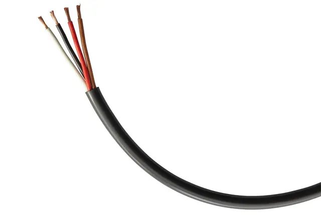 Kabel 4-leder 1.5mm² svart Hella (50M pris pr meter) 