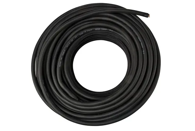 Kabel 4-leder svart 1.5mm² Hella (50M pris pr. meter) 