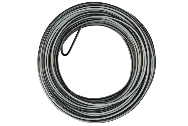 Kabel 1x1,5qmm Grå/Sort Hella 