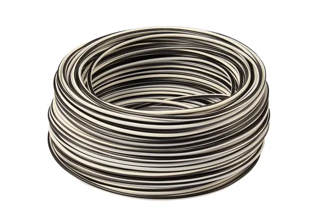 Kabel 1x1,5qmm Sort/Hvit Hella 