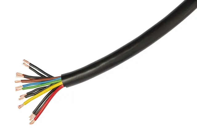 Kabel  9x1,5+4x2,5qmm Sort Hella 