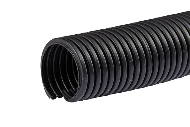 Korrugert rør m slisse Innvendig: 21,3mm Hella 