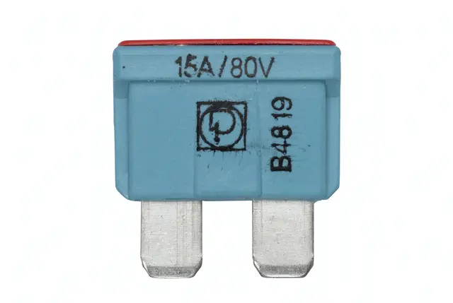 FKS Bladsikring opp til 80V.15A Blå Hella 