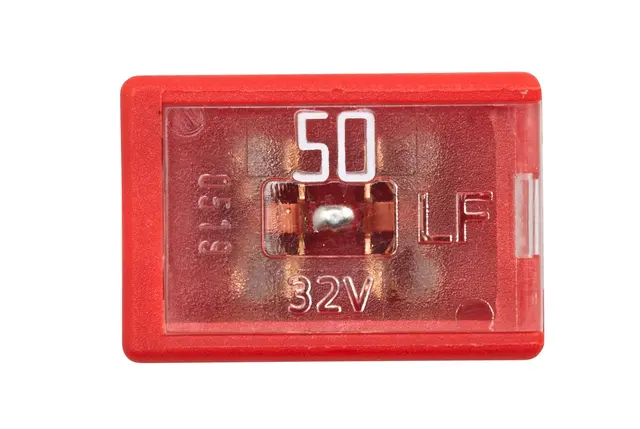 D103 PAL-sikring 50A. Rød Pro-Fit Hella 