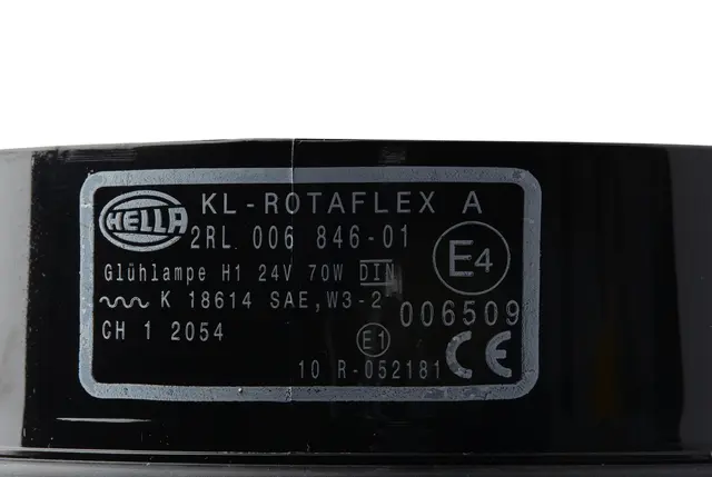 ROTATING LAMP H 24V YELLOW MGS24     2RL Hella 