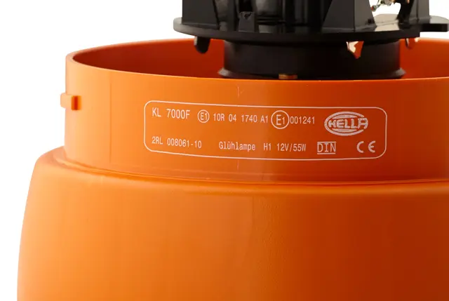 ROTATING BEACON H12V YELLOW MG12     2RL Hella 