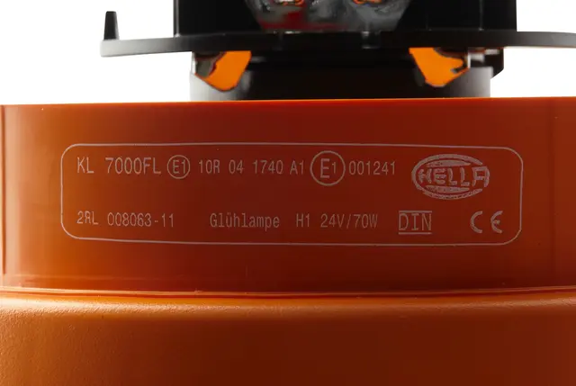 ROTATING BEACON H24V YELLOW MG24     2RL Hella 