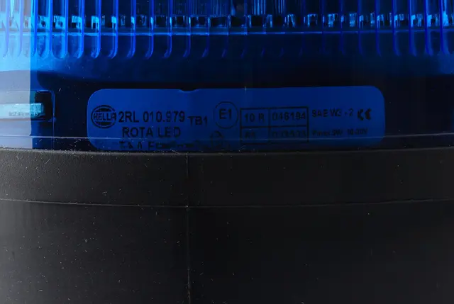 LED LAMP 12/24V BLUE FLEX MOUNTING   2RL Hella 