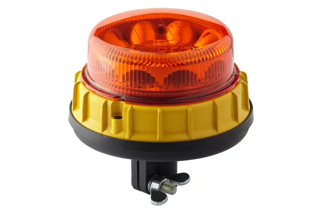 BEACON LAMP MD12/24 AMBER PIPE MT    2XD Hella 