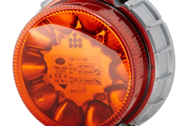 K-led 2.0 12-24v Gult glass Fast monteri Hella 