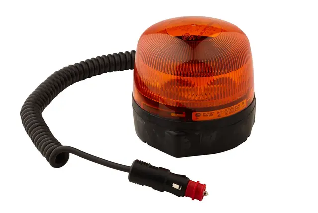 Rota LED 10-30v Gult glass Magnetfeste Hella 