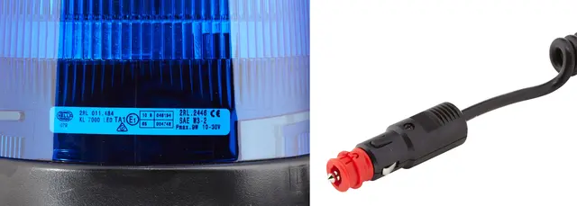 LED LAMP 12/24V BLUE MAGNET MOUNT    2RL Hella 