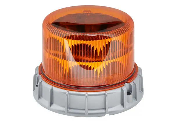 BEACON LAMP MD12/24 AMBER FIX MOUNT  2RL Hella 