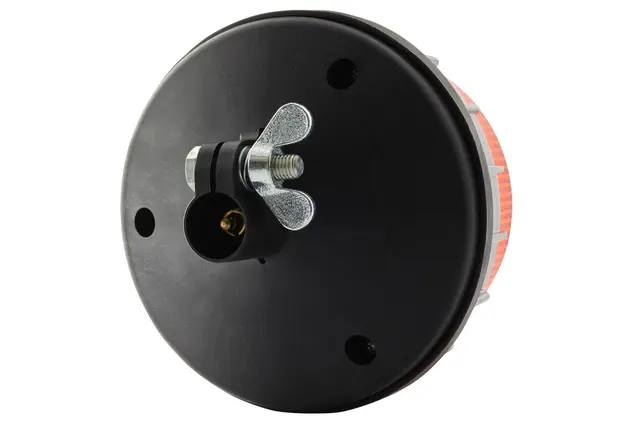 BEACON LAMP MD12/24V AMBER PIPE SOC  2XD Hella 