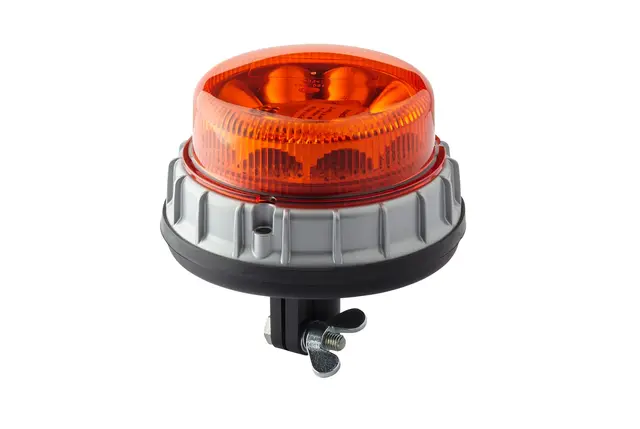 BEACON LAMP MD12/24V AMBER PIPE SOC  2XD Hella 