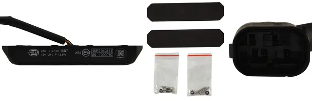 WARNING LAMP BST MD12/24V BLUE SET   2XD Hella 