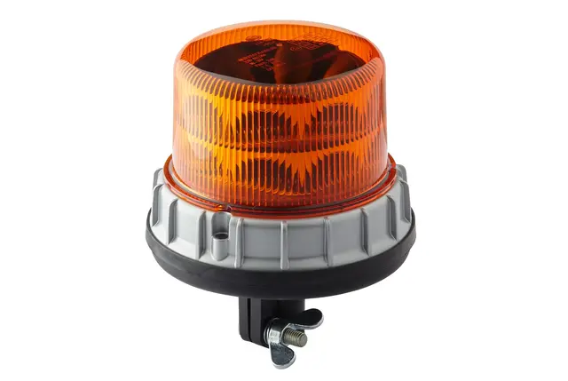 BEACON LAMP MD12/24 AMBER PIPEMOUNT  2XD Hella 