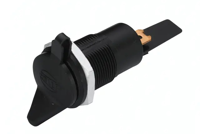 Kontakt liten (ISO 4165) Flatstikk m/lok Hella 