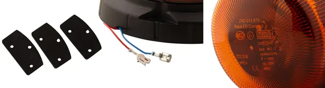RotaLED Comp F 10-30V Gul for fast monte Hella 