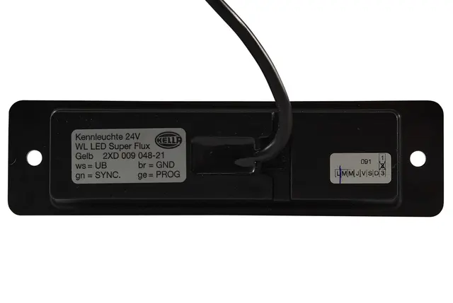WL-LED  Varsellys Gul  24V m/festeramme Hella 