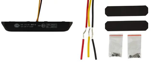 LED blitzlyssett hvit 6 leds 10-30v påby Hella 