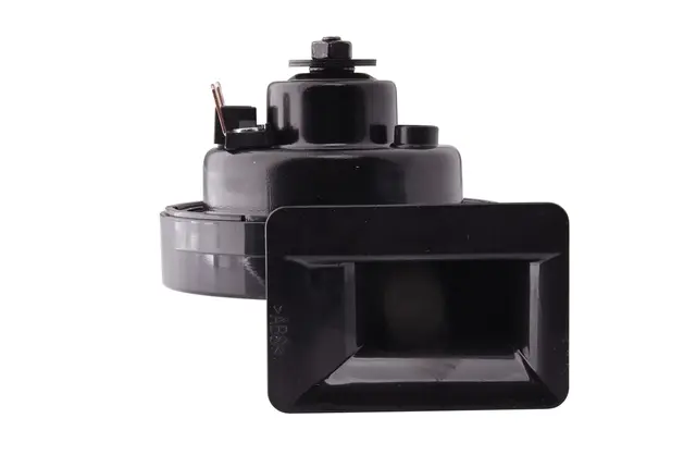 TRUMPET HORN 24V 400/500HZ BLACK SE  3FH Hella 