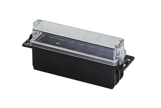 Sikringsbox ATO 8 pol. Maks 60A singel. Hella 