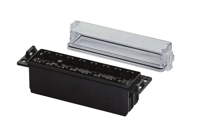 Sikringsbox ATO 8 pol. Maks 60A singel. Hella 