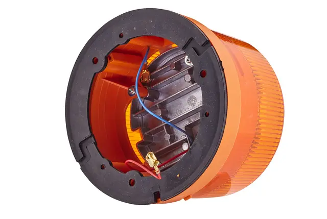 KL 7000F LED 12-24v Gult glass Fast mont Hella 