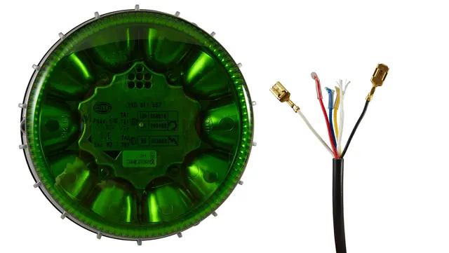 K LED 2.0 LED Roterende grønt Hella 