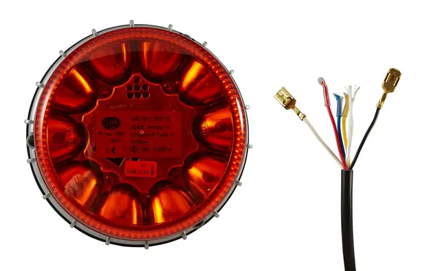 K-LED 2.0 10-32v Airport Gult glass Fast Hella 
