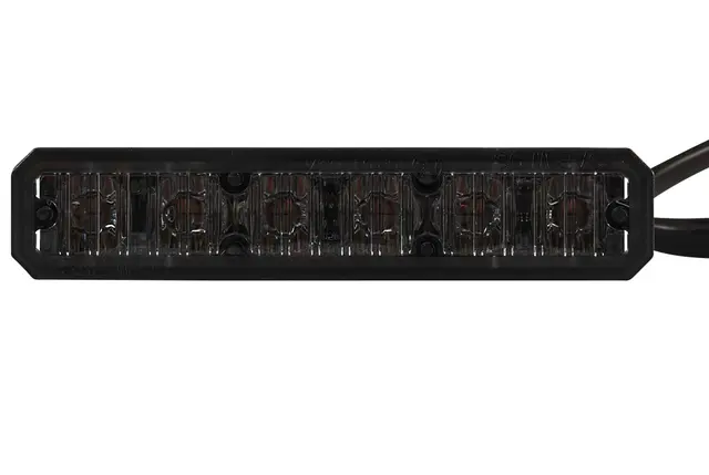 Rød strobe 6 led 2stk Hella 