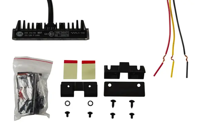 LED blitzlyssett gul 6leds 10-30v holder Hella 