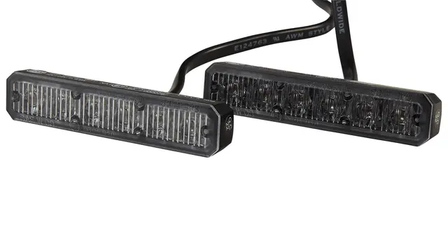 LED blitzlyssett gul 6leds 10-30v holder Hella 