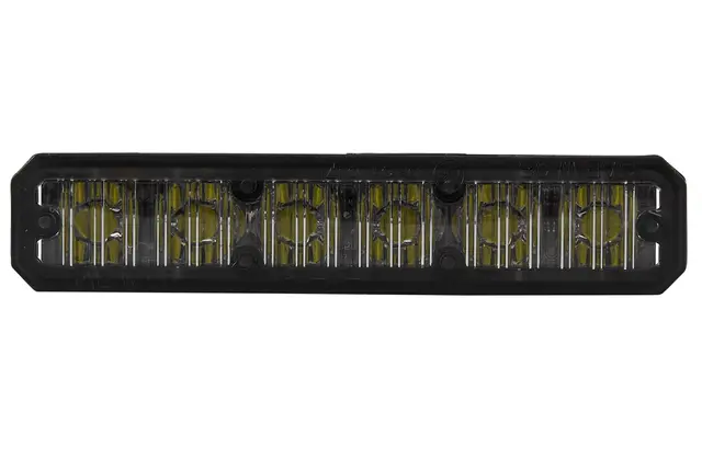 Hvit front strobe 6 led 2stk Hella 