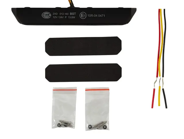 Blå strobe 6 led 2stk Hella 