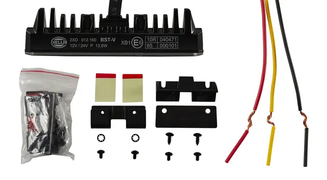 Blå strobe 6 led 2stk Hella 