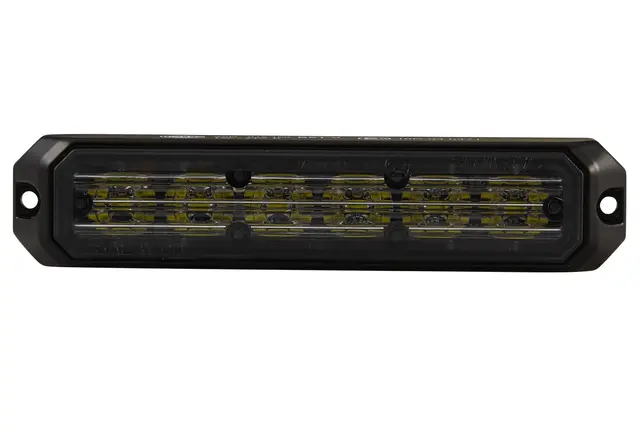 Hvit front strobe 6 led 2stk vert. Hella 