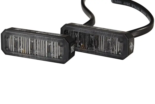 WARNING LAMP BST MD12/24 RED SET     2XD Hella 