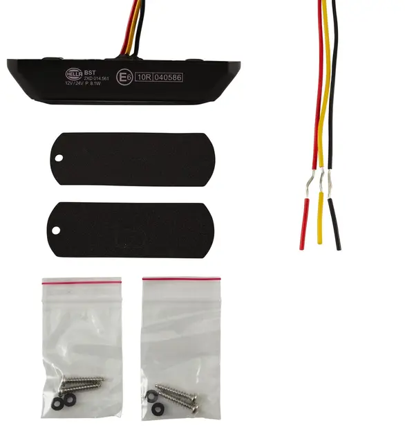 WARNING LAMP BST MD12/24 WHITE SET   2XD Hella 