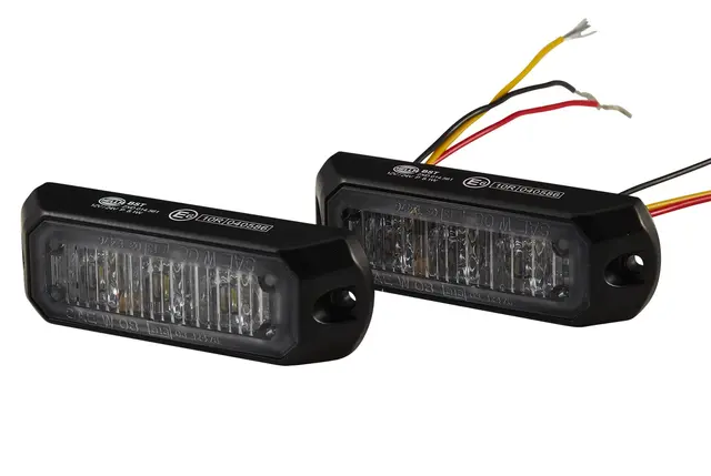 WARNING LAMP BST MD12/24 WHITE SET   2XD Hella 