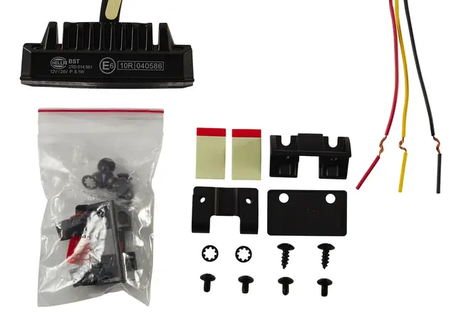 WARNING LAMP BST MD12/24 WHITE SET   2XD Hella 