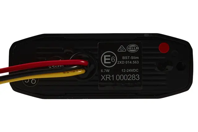 WARNING LAMP BST-S MD12/24 RED SET   2XD Hella 