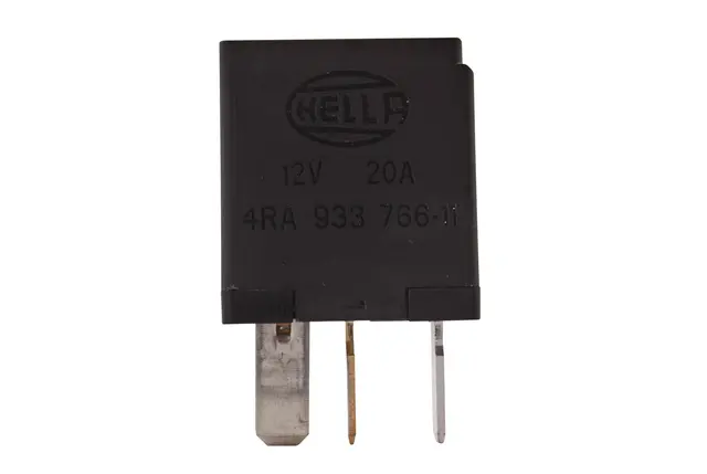 Microrele 12V 20A m/motstand Hella 